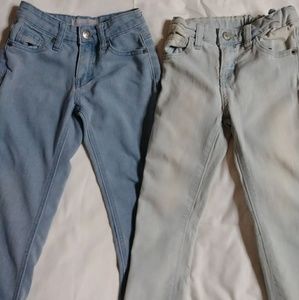 Two pairs of jeans for girls in size 5